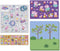 Peppa Pig stickers, 3 stickervellen met speelachtergrond, creatief speelgoed - Bambolino Toys