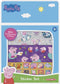 Peppa Pig stickers, 3 stickervellen met speelachtergrond, creatief speelgoed - Bambolino Toys