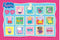 Peppa Pig stickers, 3 stickervellen met speelachtergrond, creatief speelgoed - Bambolino Toys