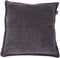 In The Mood Collection Charme - Sierkussen - Katoen fluweel - L50 x B50 cm - Antraciet