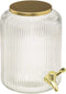 Secret de Gourmet Drankdispenser - 5L - goudkleurig kraantje - sapdispenser