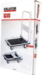 Kreator KRT670101 - Plateauwagen - Opvouwbaar 150 kg draagvermogen - Zilver
