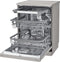 LG DF365FPS - Vaatwasser Vrijstaand - 14 couverts - Zilver