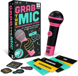Megableu Grab The Mic - Karaoke Partyspel - Muziekspel voor 2-10 Spelers - Bekend van TikTok
