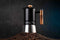 Percolator 300 ml 6 kops - Inductie of alle andere soorten warmtebronnen - Moka Pot - RVS met houten handvat - Espresso maker - VDN