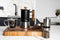 Percolator 300 ml 6 kops - Inductie of alle andere soorten warmtebronnen - Moka Pot - RVS met houten handvat - Espresso maker - VDN