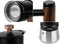 Percolator 300 ml 6 kops - Inductie of alle andere soorten warmtebronnen - Moka Pot - RVS met houten handvat - Espresso maker - VDN