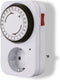 Perel 24-uurs timer, mechanisch, 230 V, 16 A, 3680 W, Duitse aarding type F, wit
