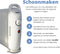 Perel 700W Olieradiator met 7 ribben, instelbare thermostaat, handvat, wielen, oververhittings- en omvalbeveiliging, geruisloze en energiezuinige ruimteverwarmer voor kamers tot 15 m², wit