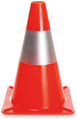 Perel Afzetkegel/pylon met 1 reflecterende strook, recreatief gebruik, 30 cm
