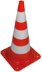 Perel Afzetkegel, voor het afbakenen van zones, rood/wit, recreatief gebruik, 75 cm