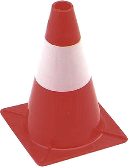Perel Afzetkegel, voor het afbakenen van zones, rood/wit, recreatief gebruik, 30 cm