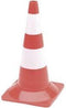 Perel Afzetkegel, voor het afbakenen van zones, rood/wit, recreatief gebruik, 50 cm