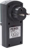 Perel Analoge timer, mechanisch, 230 V, 16 A, 3680 W, IP44, voor gebruik buitenshuis, Franse aarding type E, zwart