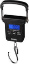 Perel Bagageweegschaal, digitaal, max. 40 kg, tarrafunctie, automatische uitschakeling, lcd-scherm, zwart, roestvrij staal