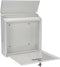 Perel Brievenbus Monaco, wandmontage, met naamplaatje, incl. 2 sleutels, afmetingen (H x B x D) 36.8 x 36.5 x 10 cm, wit