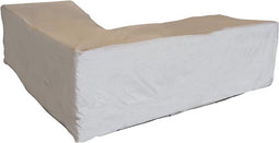 Perel Buitenhoes voor loungeset, beigegrijs, L-vormig, 215 cm x 215 cm x 85 cm x 70 cm