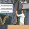 Perel Buitenhoes voor parasol, grijs, 165 cm x 30 cm