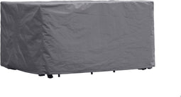 Perel Buitenhoes voor tuinset, grijs, rechthoekig, 165 cm x 135 cm x 95 cm