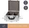 Perel Cd-koffer, 40 cd's, sleutelslot, 2 sleutels, aluminium, 280 x 268 x 160 mm