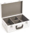 Perel Cd-koffer, 60 cd's, sleutelslot, 2 sleutels, aluminium, 424 x 265 x 173 mm