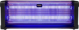 Perel Elektrische insectenverdelger, insectenlamp UV, UV lamp, muggenlamp, vliegenval, anti muggen anti vliegen anti wespen, spanningsrooster 2800 V, 150 m², uitneembare opvangbak, zwart