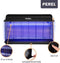 Perel Elektrische insectenverdelger, insectenlamp UV, UV lamp, muggenlamp, vliegenval, anti muggen anti vliegen anti wespen, spanningsrooster 3000 V, 100 m², uitneembare opvangbak, zwart