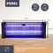 Perel Elektrische insectenverdelger, insectenlamp UV, UV lamp, muggenlamp, vliegenval, anti muggen anti vliegen anti wespen, spanningsrooster 2800 V, 150 m², uitneembare opvangbak, zwart