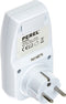 Perel Energiemeter, lcd-scherm, 230 V, 16 A, 3600 W, Duitse aarding type F, wit