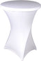 Perel Hoes voor statafel, wit, rond, Ø 80 cm x 100 cm