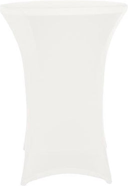 Perel Hoes voor statafel, wit, rond, Ø 80 cm x 100 cm