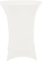 Perel Hoes voor statafel, wit, rond, Ø 80 cm x 100 cm
