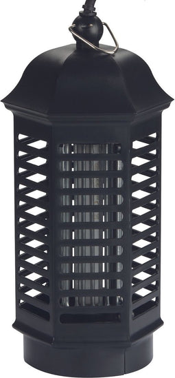 Perel Insectenverdelger, elektrisch, spanningsrooster 1000 V, uitneembare opvangbak, 25 m², zwart