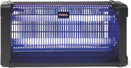 Perel Insectenverdelger, elektrisch, spanningsrooster 2800 V, uitneembare opvangbak, 100 m², zwart