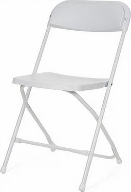 Perel Klapstoel, inklapbaar, weerbestendig, maximaal 120 kg, wit