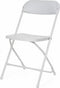 Perel Klapstoel, inklapbaar, weerbestendig, maximaal 120 kg, wit