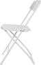 Perel Klapstoel, inklapbaar, weerbestendig, maximaal 120 kg, wit