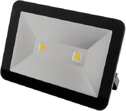 Perel led-schijnwerper, 100 W, 10800 lm, 4000°K, neutraalwit, voor binnen en buiten, verstelbare montagebeugel, aluminium, zwart