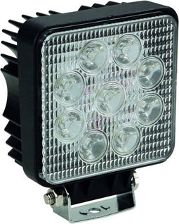 Perel led-schijnwerper, 27 W, 1800 lm, 4250°K, neutraalwit, voor binnen en buiten, montagebeugel roestvrij staal, aluminium, zwart