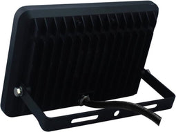 Perel led-schijnwerper, 50 W, 5400 lm, 4000°K, neutraalwit, voor binnen en buiten, verstelbare montagebeugel, afstandsbediening, aluminium, zwart