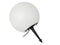 Perel Lichtbol voor tuin, kogellamp met grondpen, gebruik binnen en buiten, Ø 38 cm, 3 m voedingskabel, fitting E27, IP65, wit