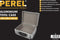 Perel opbergkoffer, schouderriem, sleutelslot, 2 sleutels, aluminium, grijs, 320 x 230 x 155 mm