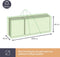 Perel Opbergtas XL, beschermhoes voor kussens, kussentas, hoes tuinkussens, transporttas loungekussens, opbergzak tuinmeubelkussens, ligkussens, waterdicht, uv-bestendig, 200 cm x 75 cm x 60 cm
