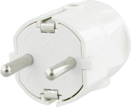 Perel Robuuste IP44 rubberen stekker, kracht en weerbestendig