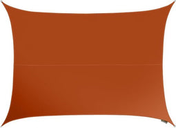 Perel Schaduwdoek, waterafstotend, 4 x 3 m, 160 g/m², polyester, rechthoek, terracotta