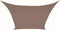 Perel Schaduwdoek, waterafstotend, 4 x 3 m, 160 g/m², polyester, rechthoek, taupe