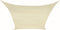 Perel Schaduwdoek, waterafstotend, 5 x 5 m, 160 g/m², polyester, vierkant, crème