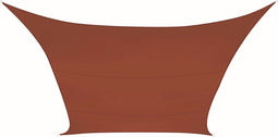 Perel Schaduwdoek, waterafstotend, 5 x 5 m, 160 g/m², polyester, vierkant, terracotta