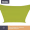 Perel Schaduwdoek, waterafstotend, 5 x 5 m, 160 g/m², polyester, vierkant, limoengroen