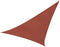 Perel Schaduwdoek, waterafstotend, 5 x 5 x 5 m, 160 g/m², polyester, driehoek, terracotta